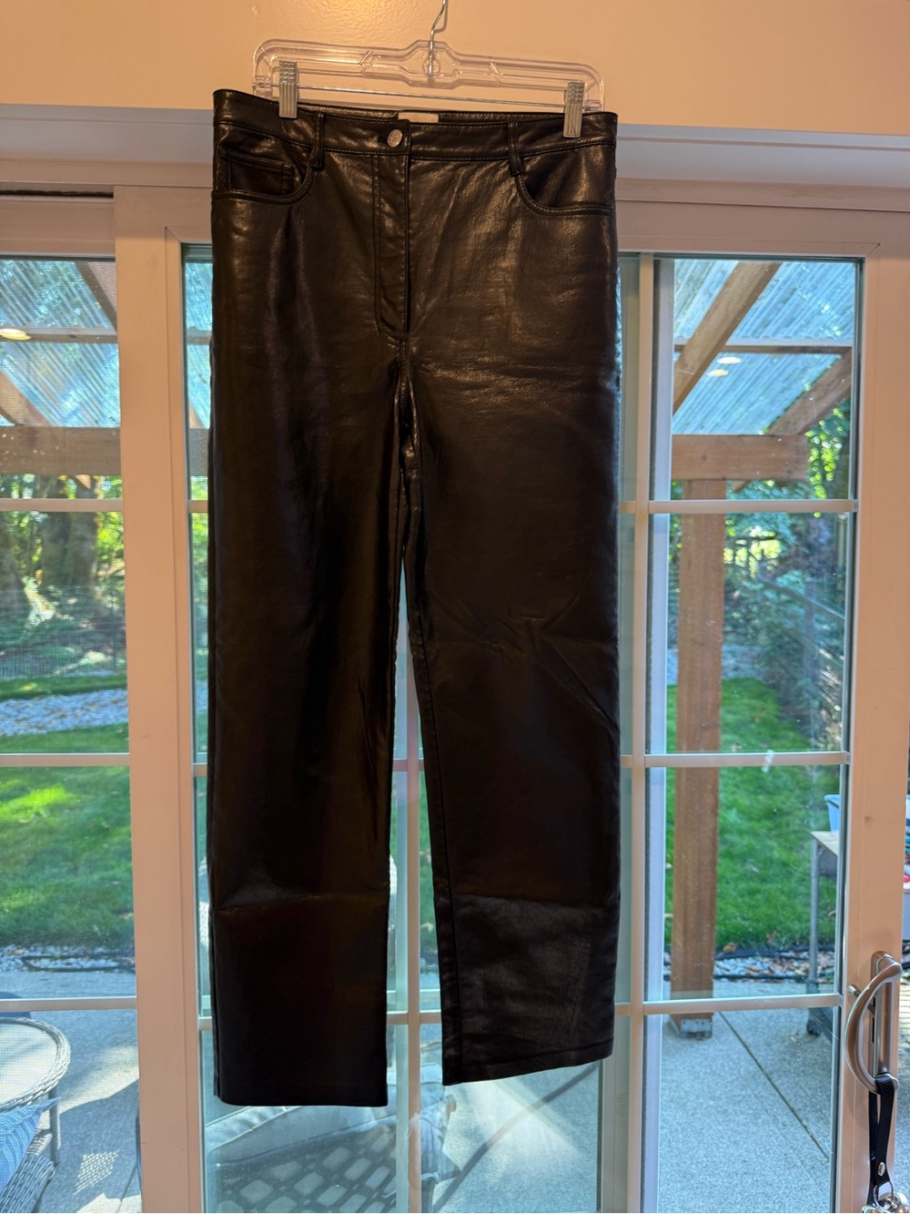 Wilfred The Melina Vegan Leather Straight Leg Pants! Size 10